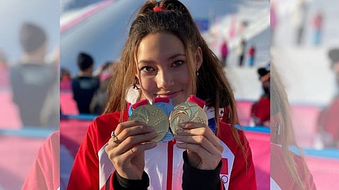 Eileen Gu a American - Chinese Skier won Gold Medal in Winter Olympics