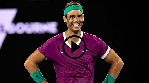 Rafael Nadal beat Russian Daniil Medvedev Fans Celebrate
