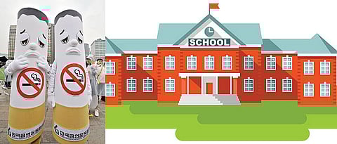 Tobacco free school campaign