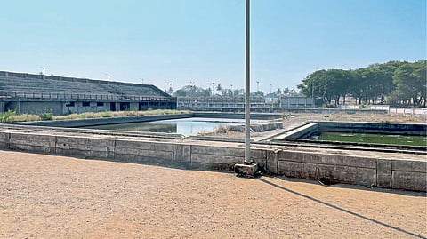 Chhatrapati Sambhaji Maharaj Divisional Sports Complex Floating steel tank kolhapur