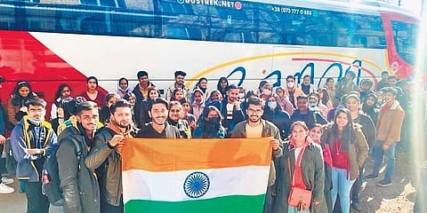 Tricolor Help Indian Student Reach Safe From Ukraine