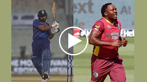 India vs West Indies, 1st T20I Rohit Sharma vs Odean Smith