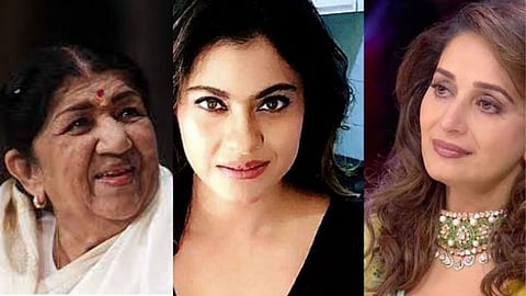 Lata Mangeshkar, Kajol, Madhuri Dixit