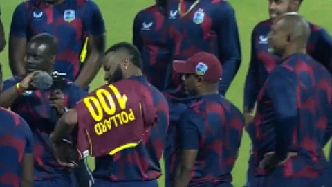 Kieron Pollard 100th T20I