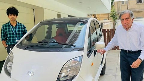 ratan tata gets a custom built electric nano of range 213 km in single charge see details rak94
