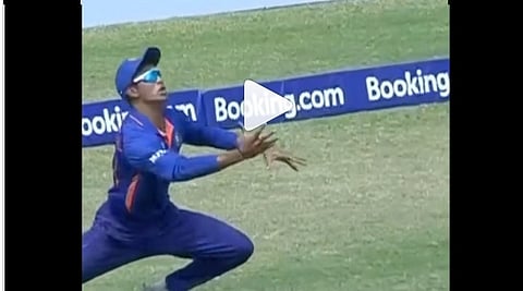 Kaushal Tambe brilliant catch James nervous ninety