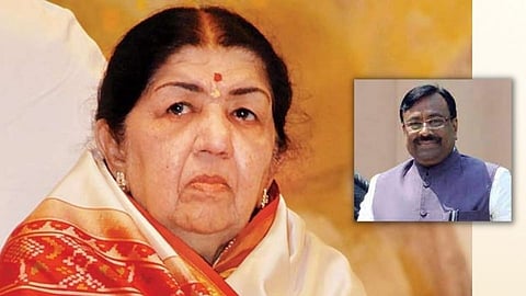 Sudhir Mungantiwar homage to Empress Lata mangeshkar