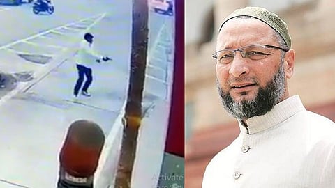 असा झाला ओवैसींच्या गाडीवर गोळीबार; चित्तथरारक व्हिडीओ आला समोर