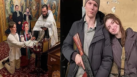 Newlywed Ukrainian Joins Army