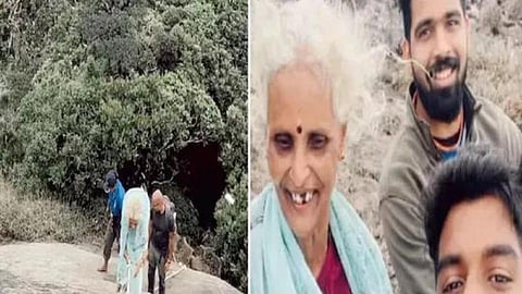 62 वर्षाच्या महिलेने साडी नेसून सर केलं सर्वात उंच शिखर, पाहा व्हिडिओ