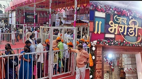 तब्बल दोन वर्षांनी फुलली कोकणातील आंगणेवाडीची जत्रा, पाहा PHOTO