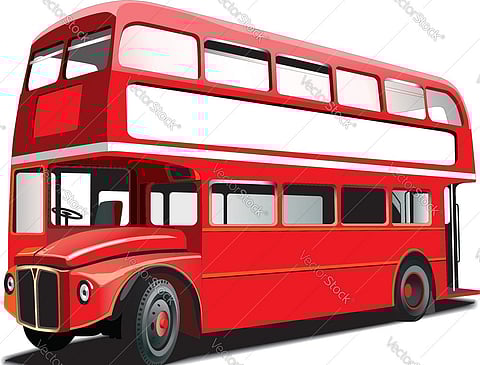 double-decker bus