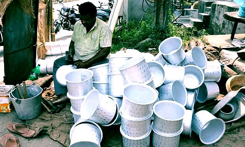 Aluminum pottery industry in crisis Declining demand for hair from China