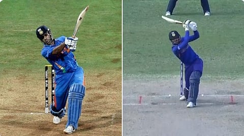 MS Dhoni And Dinesh Bana