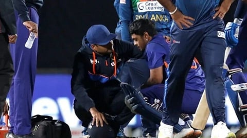 Ishan Kishan sustained a head injury and was rushed to a hospital