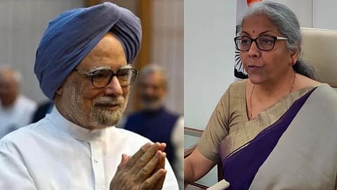 मनमोहन सिंग यांच्या विधानावरून निर्मला सीतारामन संतापल्या