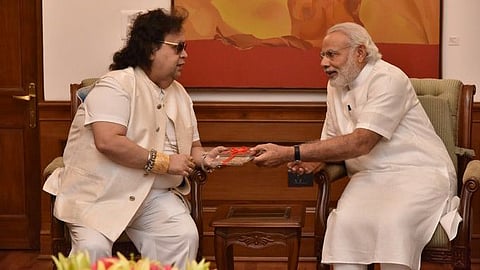 Narendra Modi and Bappi Lahiri