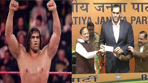 Wrestler The Great Khali Joins BJP