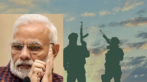 पंतप्रधानांच्या सभेपूर्वी दोन दहशतवाद्यांना अटक