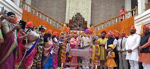 Delhi Maharashtra Sadan shivaji maharaj Jayanti