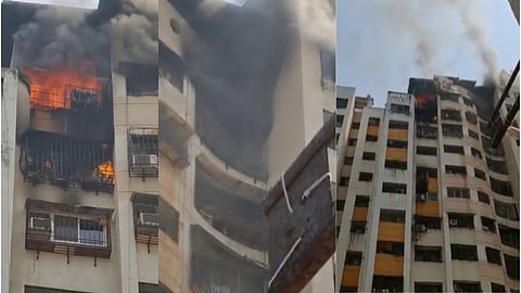 कांजूरमार्गमध्ये अपार्टमेंटच्या दहाव्या मजल्याला आग