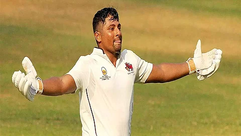 Mumbai Sarfaraz khan smashed a double century