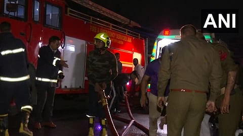 Fire Broke Out In Scrap Shop In Jammu