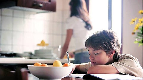 Students Eating Food
