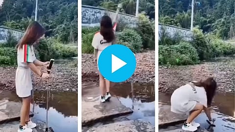 Funny Video of Girl Making Reals