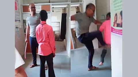 Doctor Beaten Peon Viral Video Bhandara