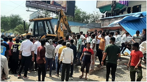 Dhanori Pune encroachment operation