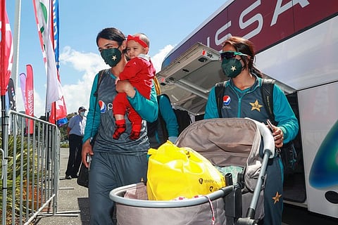ICC Womens World Cup 2022 Pakistan Women vs India Women Pakistan captain Bismah Maroof With Baby Girl