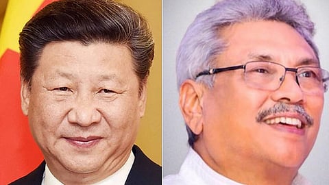 Chinese President Xi Jinping And Sri Lankan President Gotabaya Rajapaksa