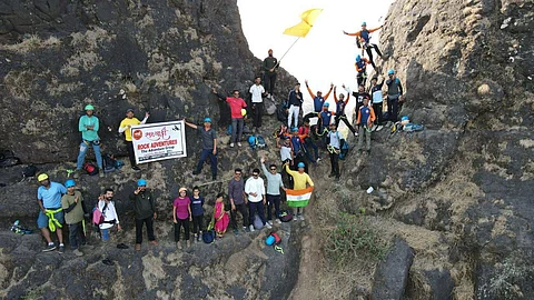 Sahyadri Rock Adventure of Kalyan mountain range Ziplining