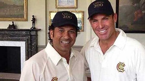 Sachin Tendulkar onShane Warne