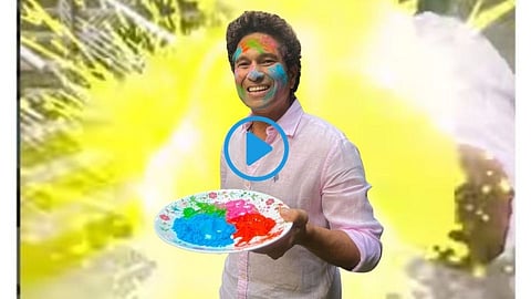 Mumbai Indians Mentor Sachin Tendulkar Wishes Happy Holi