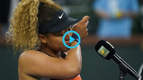 Naomi Osaka lost against Russia Veronika Kudermetova