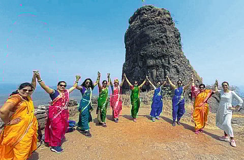 Women's trekking at karnala fort