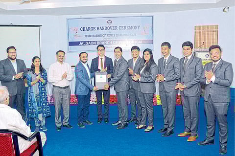 Vicky Birla as ICAI Jalgaon Branch President