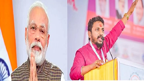 Narendra Modi And Amol Mitkari