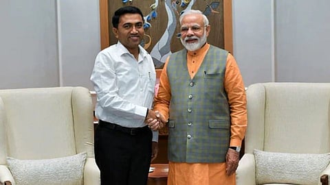 Pramod Sawant met on Narendra Modi at Delhi