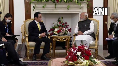 Fumio Kishida and Narendra Modi