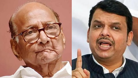 Devendra Fadnavis - Sharad Pawar