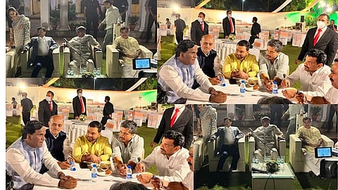 Sharad Pawar and Raosaheb Danve Dinner Diplomacy