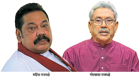 Mahinda and Gotbaya Rajpakshe