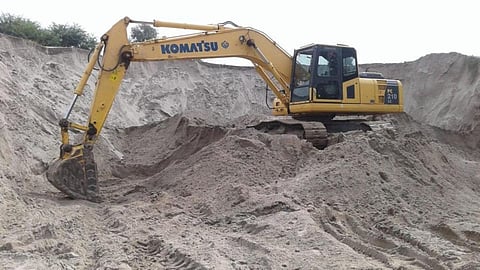 illegal sand transporting