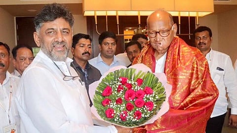 Sharad Pawar D K Shivakumar