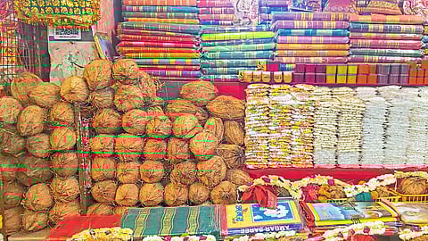 turnover of 30000 coconuts per day in chaitrotsav nashik news