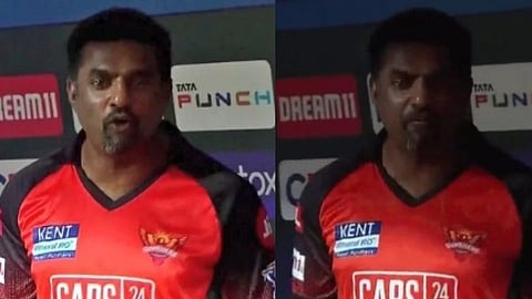 muttiah muralitharan angry