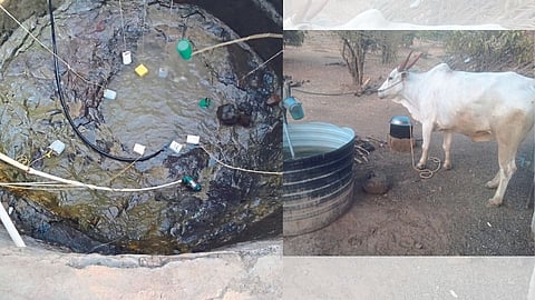 water scarcity in Thanpada and Harsul